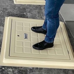 Fonksiyonel Havuz Makine Dairesi Kapağı 100x100 sıva  altı betonarme öncesi montaj  Havuz  Makine Dairesi ve Denge Depo Kapağı
